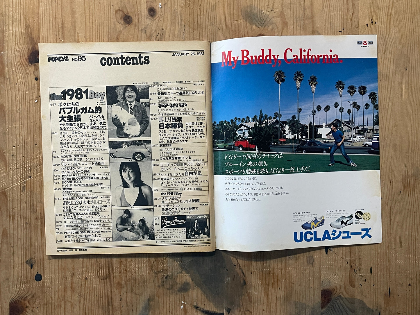 POPEYE 第95号(1981年1月25日発行)|1981 the boy 特集 POPEYE Magazine – Issue No.095 – January 25, 1981|“1981 the boy” Special Feature|Vintage Japanese Magazine
