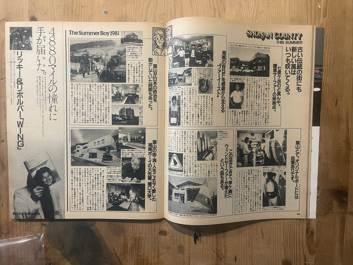 POPEYE 1981年6月25日号 No.105|THE SUMMER BOY 1981 特集|80年代シティボーイの夏スタイル完全ガイド