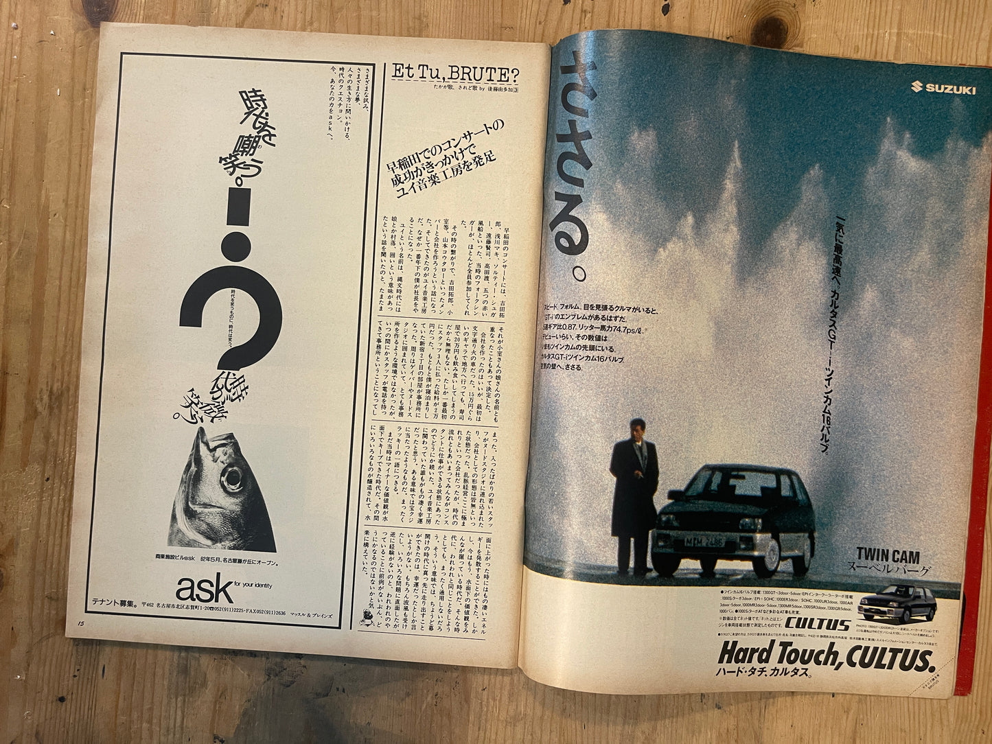 BRUTUS Magazine Japan Issue 149 – January 1987 – VISIONS OF 87s Feature | Vintag