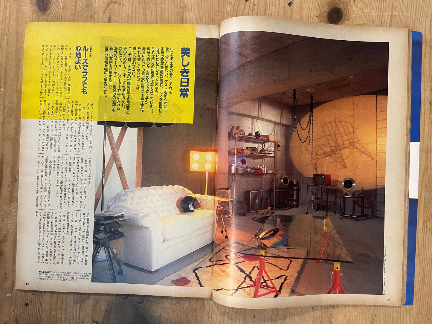 BRUTUS Magazine Japan Issue 154 – April 1987 – CASA e MODA Feature | Vintage Jap