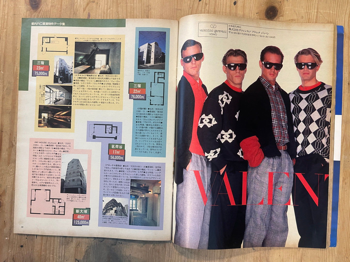 BRUTUS Magazine Japan Issue 154 – April 1987 – CASA e MODA Feature | Vintage Jap