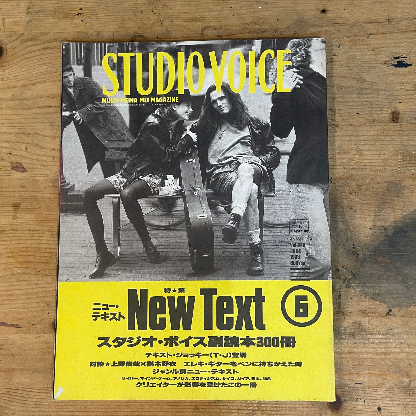 STUDIO VOICE 1993年6月号 No.210「new text スタジオボイス副読本300冊」 STUDIO VOICE June 1993 No.210 "New Text: 300 Supplementary Books of Studio Voice"|Japanese Magazine