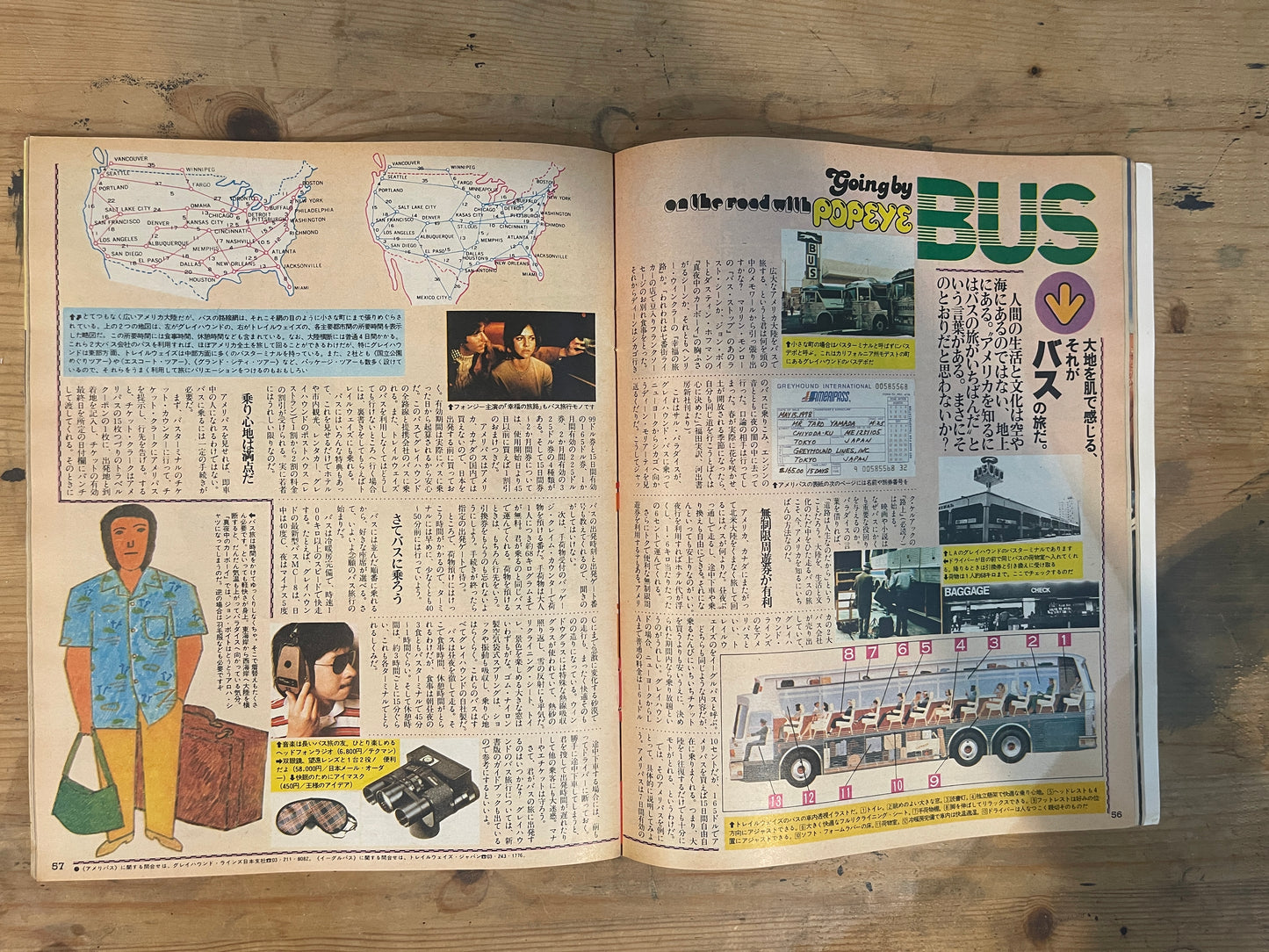 POPEYE(ポパイ)1978年6月25日号 第33号「ポパイ流アメリカ旅行術」 POPEYE 25 June 1978 Issue No.33 | “Popeye Style American Travel Tips”|Japanese Magazine