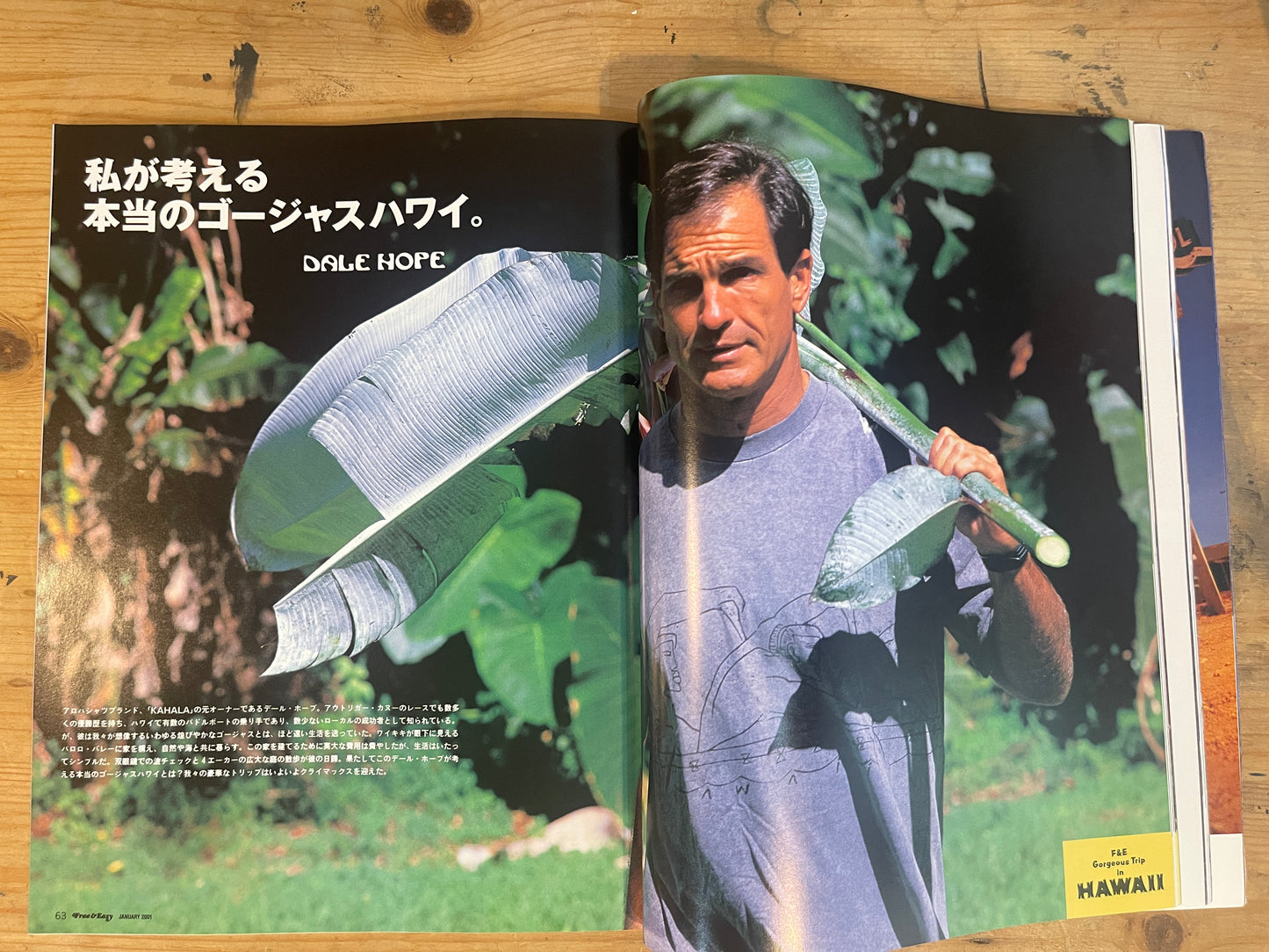 FREE&EASY フリーアンドイージー 2001年1月号 Vol.4 No.27 3万円のハワイ 3億円のハワイ|30,000 Yen Hawaii / 300 Million Yen Hawaii|Japanese Magazine