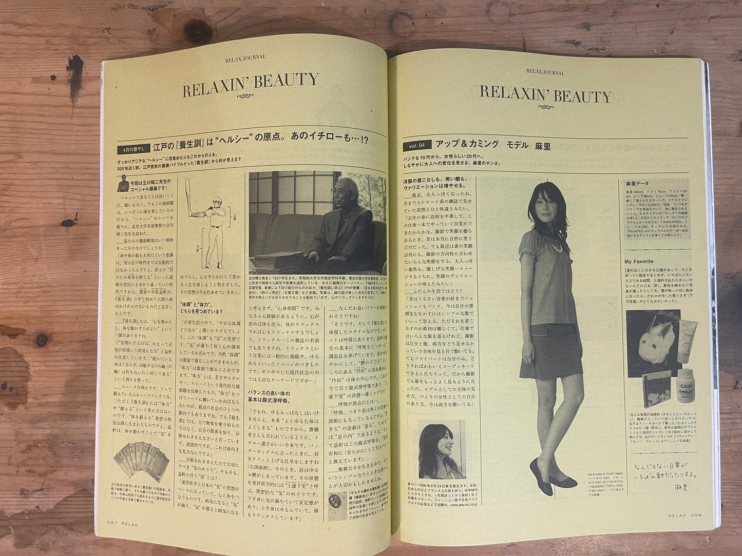 relax(リラックス)2006年4月号 アジア美の達人達と美貌遊戯|relax April 2006: Masters of Asian Beauty & The Aesthetic Game|Japanese Magazine