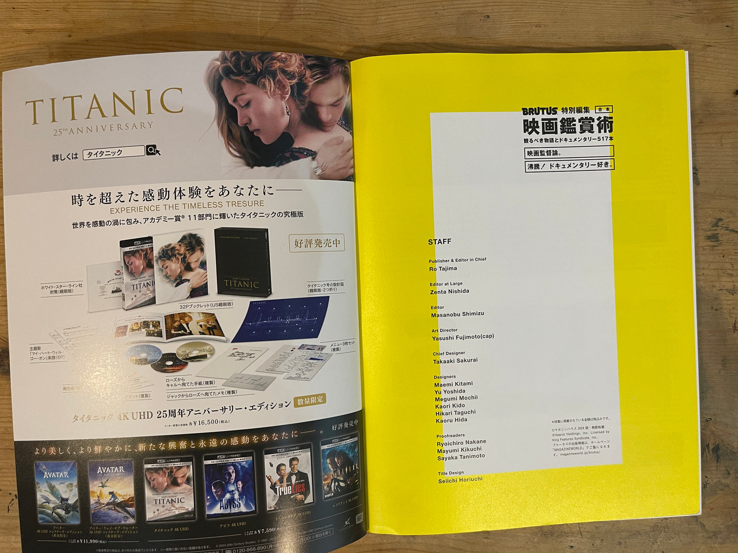 BRUTUS特別編集合本 映画鑑賞術 観るべき物語とドキュメンタリー517本 BRUTUS Special Edition: The Art of Watching Movies – 517 Must-See Stories and Documentaries|Japanese Magazine