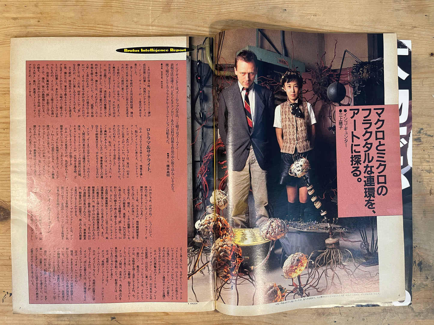 BRUTUS 1989年6月15日号 No.205 NY、パリ、ロンドン、バルセロナ、東京 最新コラム集 情報に溺れる! BRUTUS June 15, 1989 No.205 Latest Columns from NY, Paris, London, Barcelona, Tokyo — Drowning in Information!|Japanese Magazine
