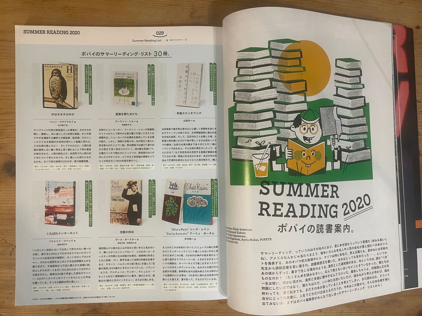 POPEYE 2020年8月号 880号 SUMMER READING 2020 ポパイの読書案内。 POPEYE August 2020 No.880 – SUMMER READING 2020: Popeye’s Reading Guide|Japanese Magazine