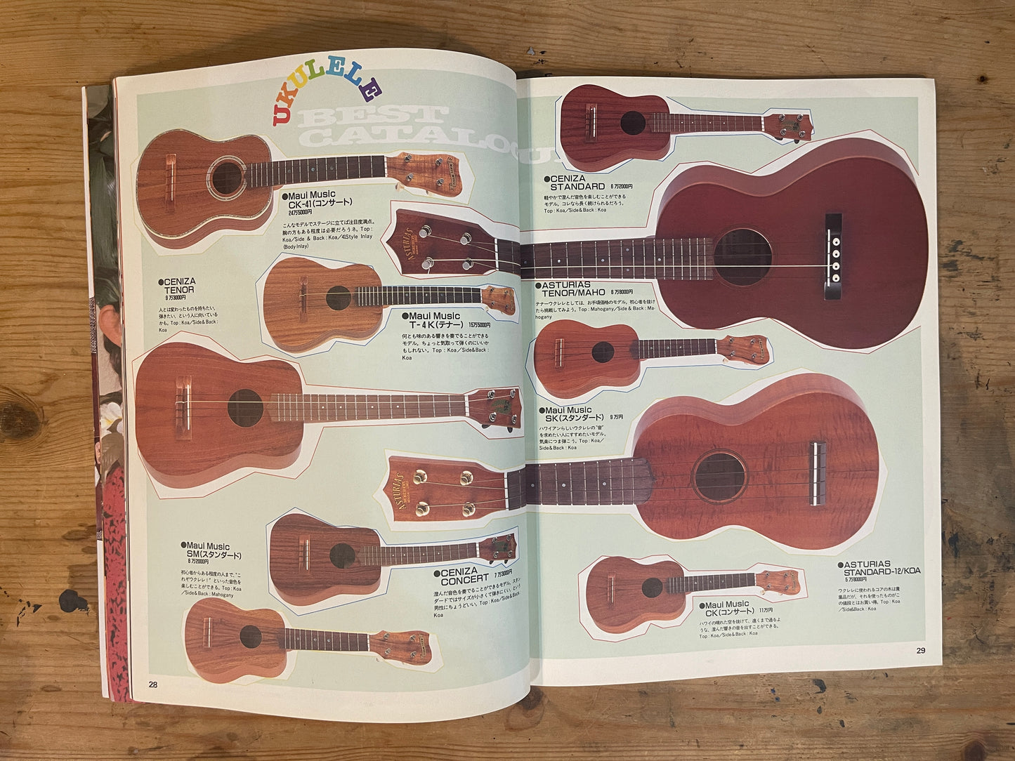 1998/6/30 POPEYE ウクレレ大好き POPEYE June 30, 1998 – I Love Ukulele|Japanese Magazine
