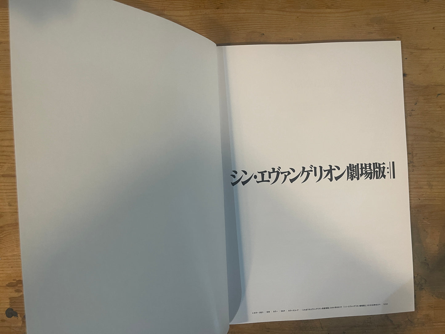 新劇場版 エヴァンゲリオン 3.0+1.0 映画パンフレット 2021年1月23日発行|Evangelion: 3.0+1.0 Movie Pamphlet, January 23, 2021