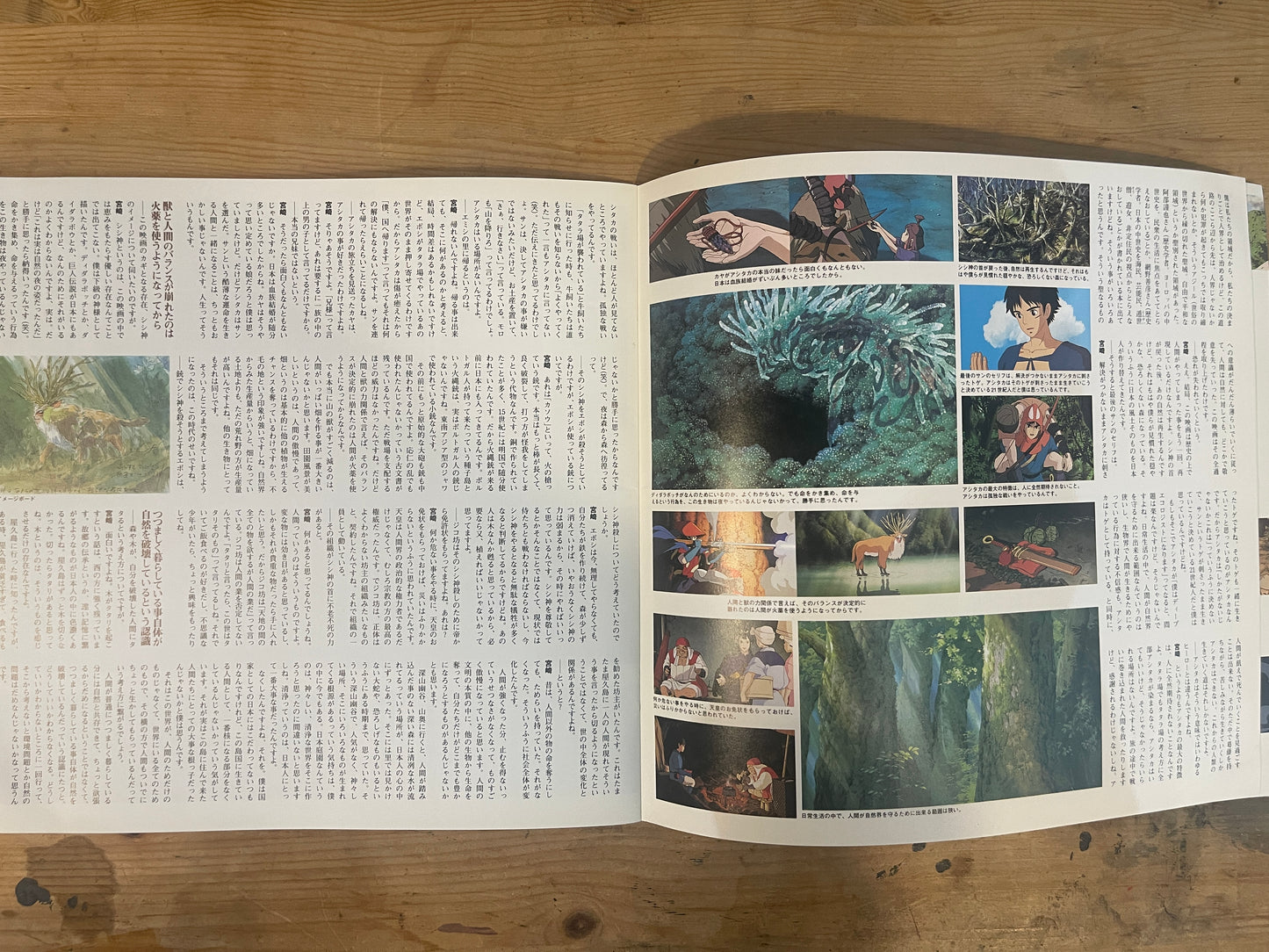 宮崎駿 監督作品 もののけ姫 映画パンフレット 1997年7月12日発行|Hayao Miyazaki Film Princess Mononoke Movie Pamphlet, July 12, 1997