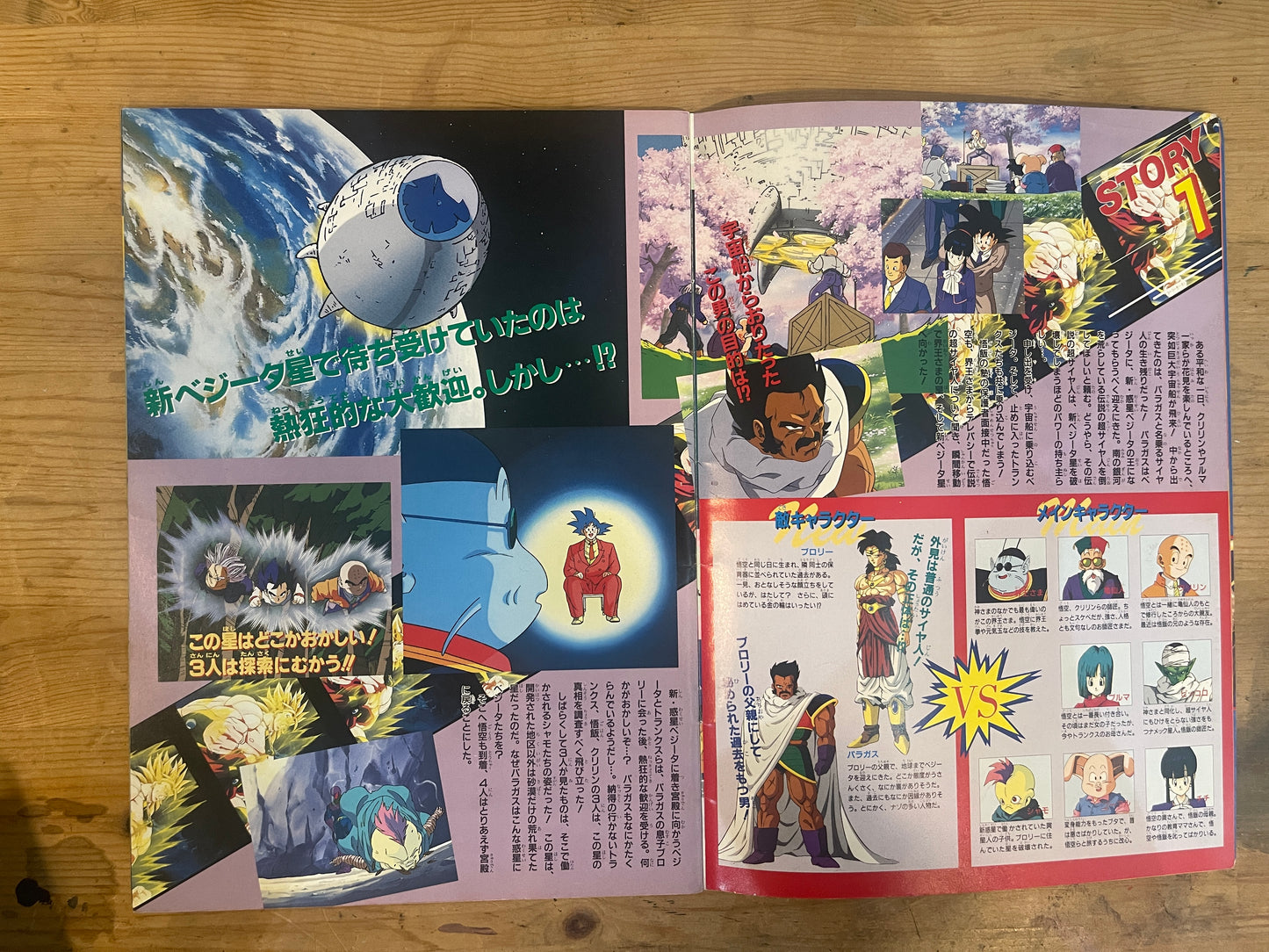 DRAGON BALL Z 燃えつきろ!! 熱戦・烈戦・超激戦 1993年春 東映アニメフェア 映画パンフレット Dragon Ball Z: Broly – The Legendary Super Saiyan 1993 Spring Toei Anime Fair Movie Program|Japanese Movie Pamphlet