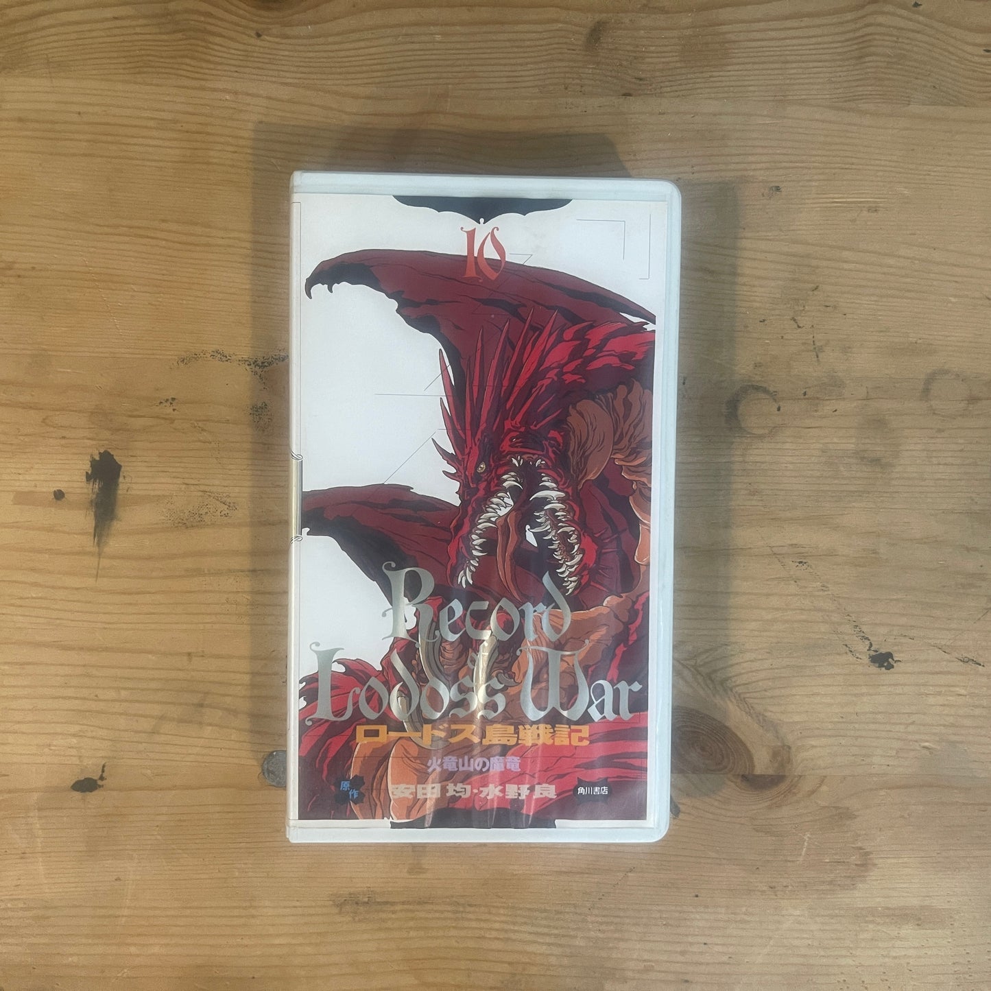 【レア/未確認】ロードス島戦記 OVA VHS 第10巻 「火竜山の魔竜」 / Record of Lodoss War OVA Vol. 10 "The Dragon of Fire Dragon Mountain" - UNTESTED