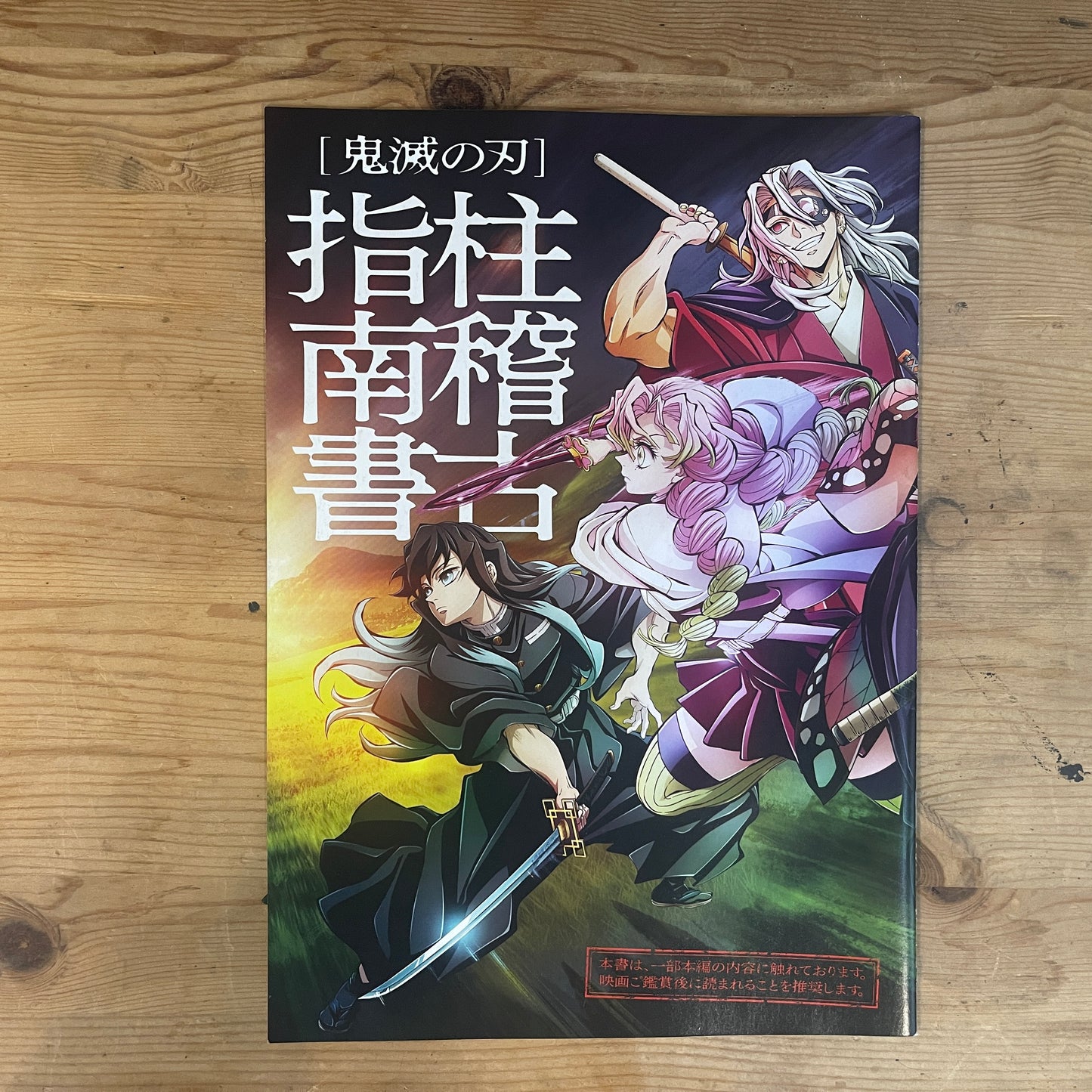 鬼滅の刃 柱稽古指南書 公式パンフレット / Demon Slayer: To the Hashira Training Official Pamphlet