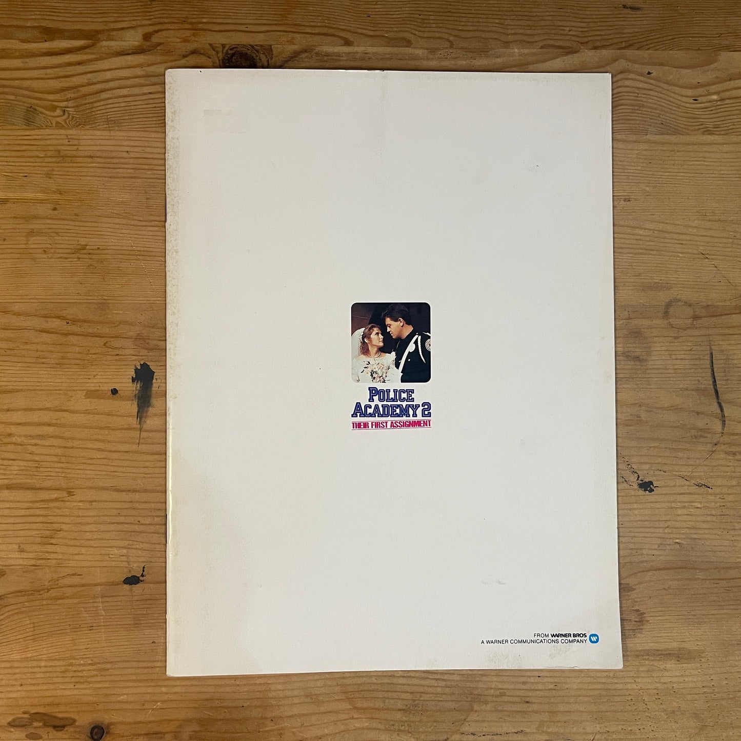 映画 ポリスアカデミー2 パンフレット / Police Academy 2: Their First Assignment Official Movie Pamphlet