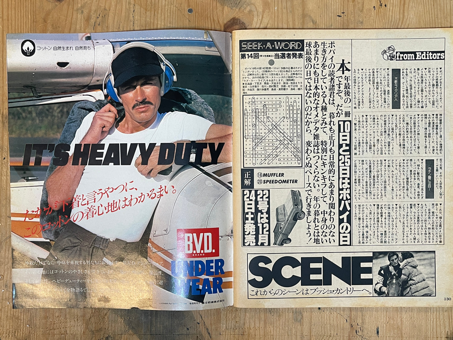 POPEYE Magazine – Issue No.21 – December 25, 1977 | “Visited the Sensory City: Milan” Feature｜Japanese Magazine