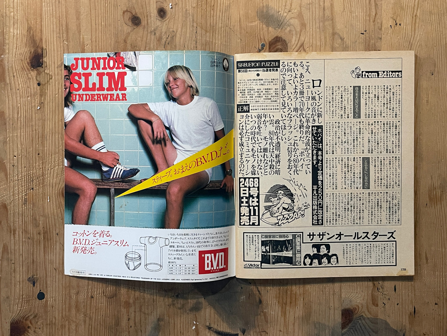 POPEYE 第67号（1979年11月25日発行）｜1979 TENNIS BOY 特集 POPEYE Magazine – Issue No.67 – November 25, 1979｜1979 TENNIS BOY Special｜Japanese Vintage Magazine