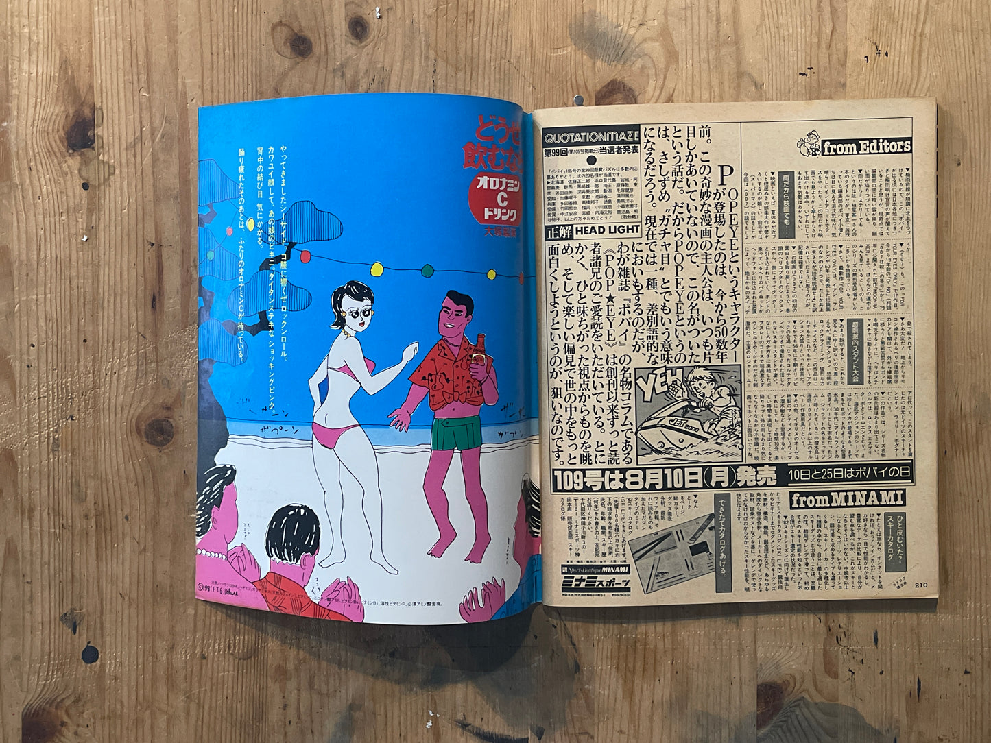 POPEYE Magazine – Issue No.108 – August 10, 1981｜“Total Room Makeover” Special Feature