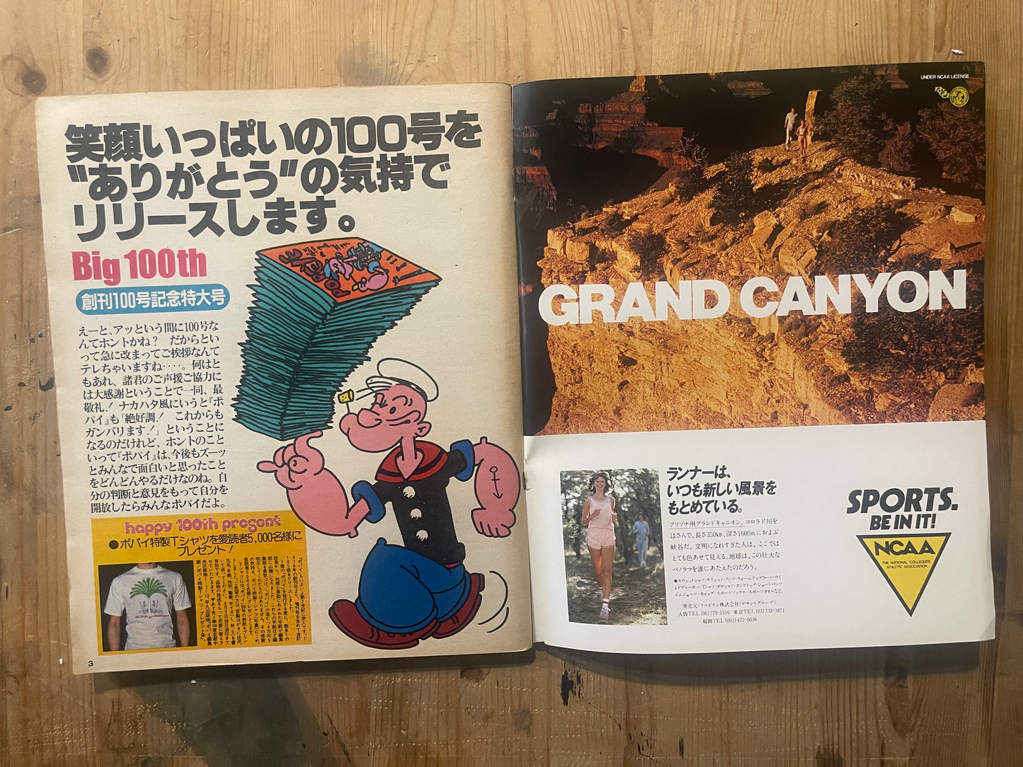 POPEYE No. 100 (published April 10, 1981) | 100th Issue Special Edition | Japanese Magazine