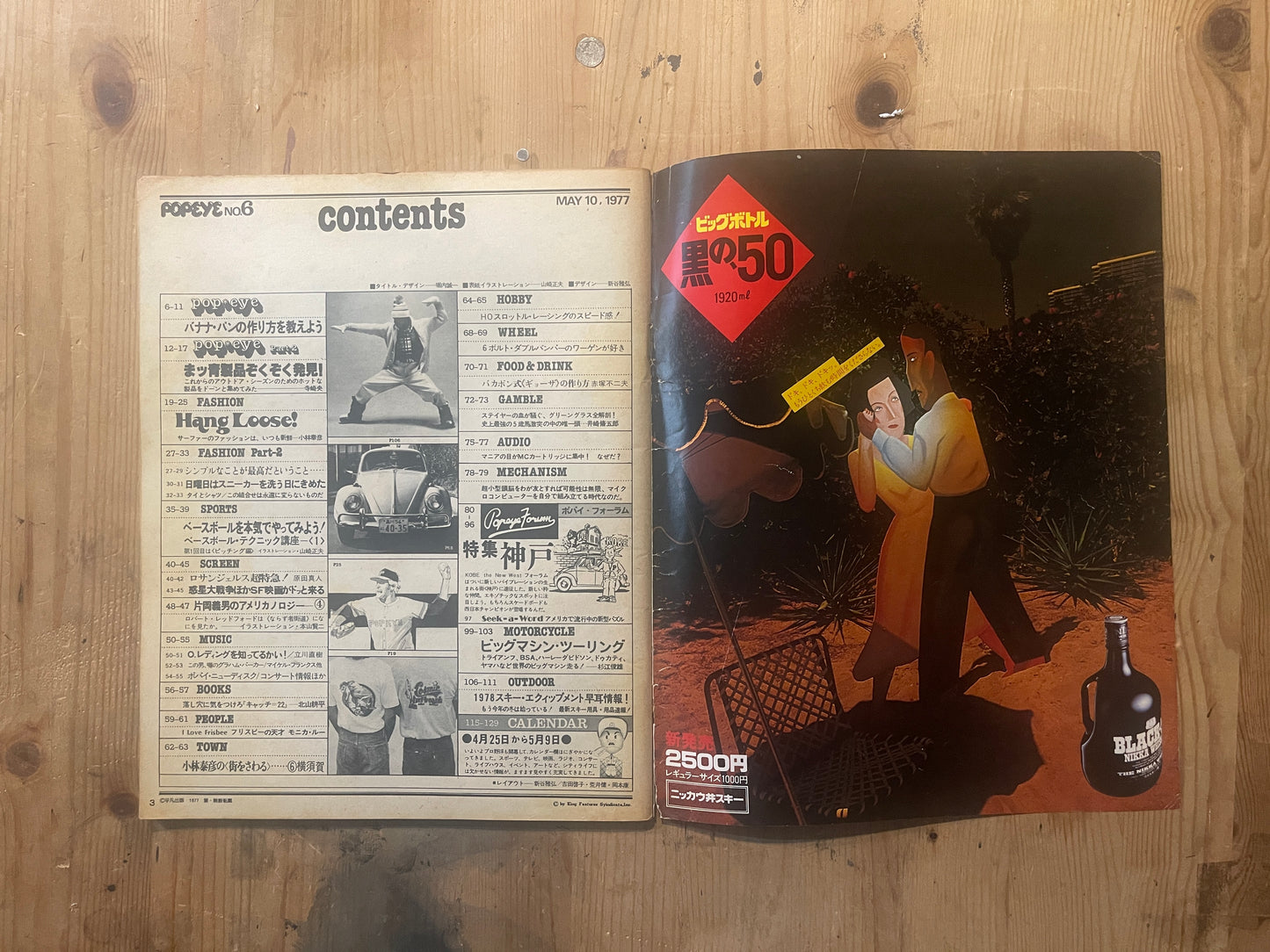 POPEYE May 10, 1977 issue No.6 | Let's play baseball seriously | 70's American sports style
