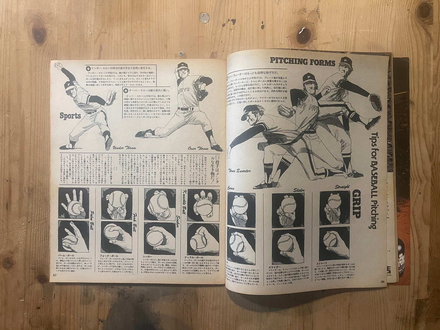 POPEYE May 10, 1977 issue No.6 | Let's play baseball seriously | 70's American sports style