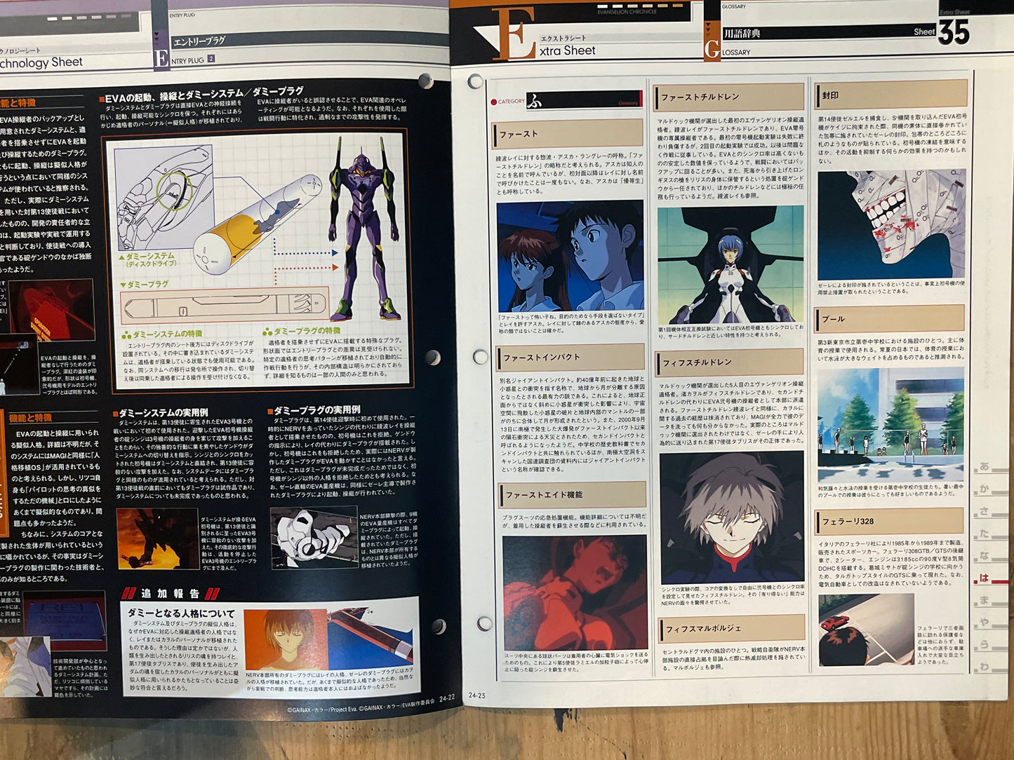 EVANGELION CHRONICLE Vol.24 (Japan Edition) | Neon Genesis Evangelion Encyclopedia EVANGELION CHRONICLE Magazine Vol.24 – Japan Edition | Neon Genesis Eva Rare | Japanese Magazine