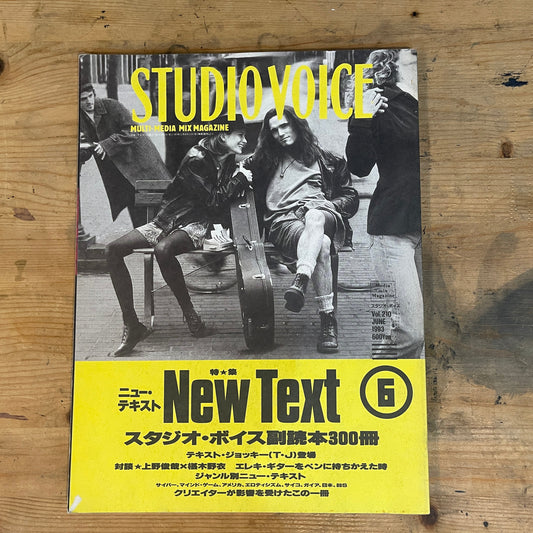 STUDIO VOICE 1993年6月号 No.210「new text スタジオボイス副読本300冊」 STUDIO VOICE June 1993 No.210 "New Text: 300 Supplementary Books of Studio Voice"｜Japanese Magazine