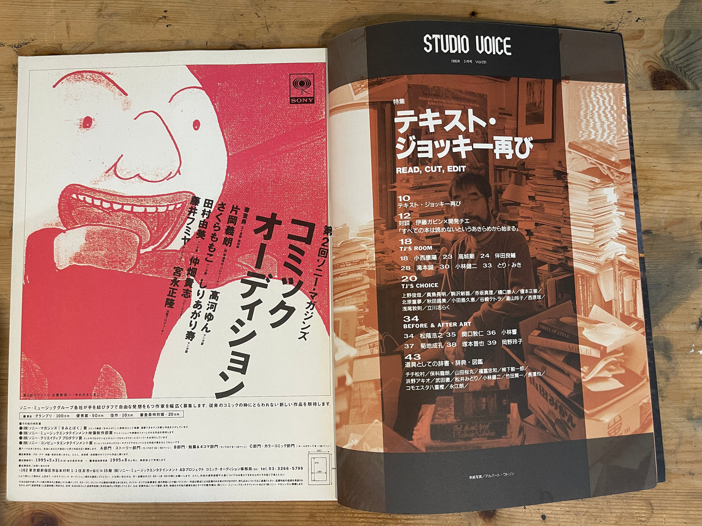 STUDIO VOICE March 1995 No.231 "text jockey again!" STUDIO VOICE March 1995 No.231 "Text Jockey Again!" | Japanese Magazine