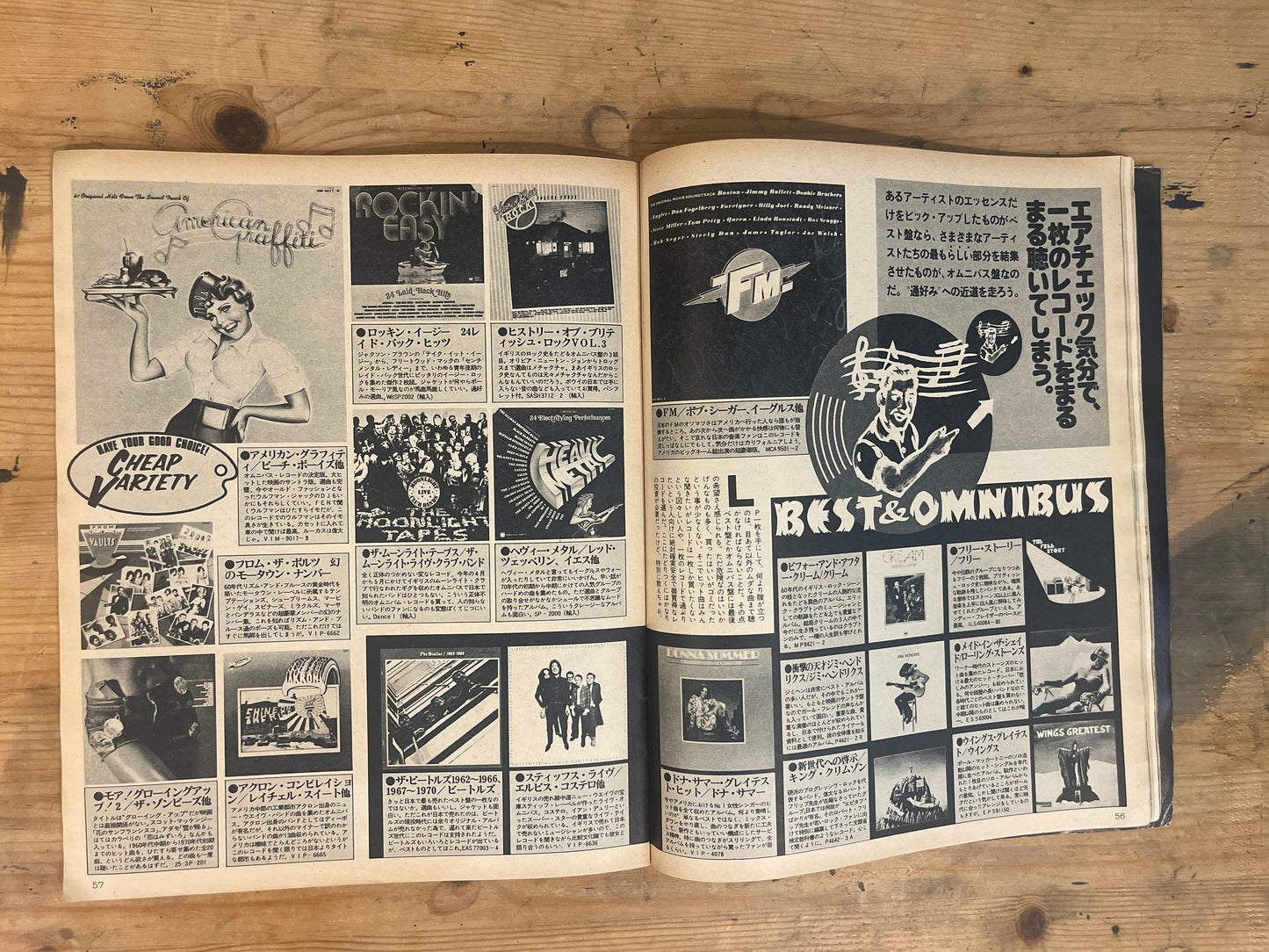 HOTDOG PRESS September 1980 No.15 "Cheap Variety Special" | Japanese Magazine