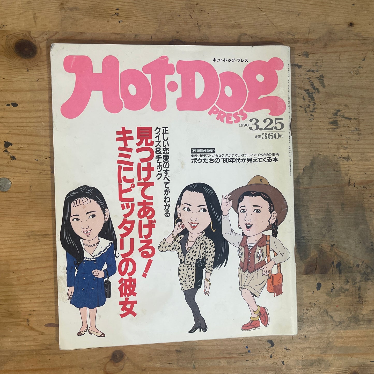 HOTDOG PRESS March 25, 1990 No.236 "Find Your Perfect Match!"｜Japanese Magazine
