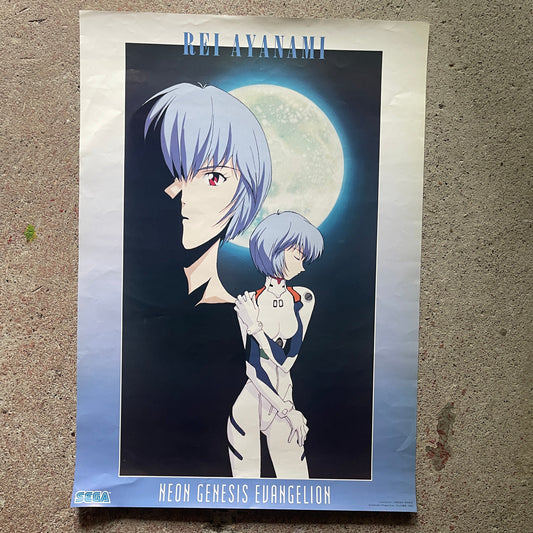 [SEGA Evangelion] Rei Ayanami Poster (B2 Size, Used) | Japanese Anime Goods