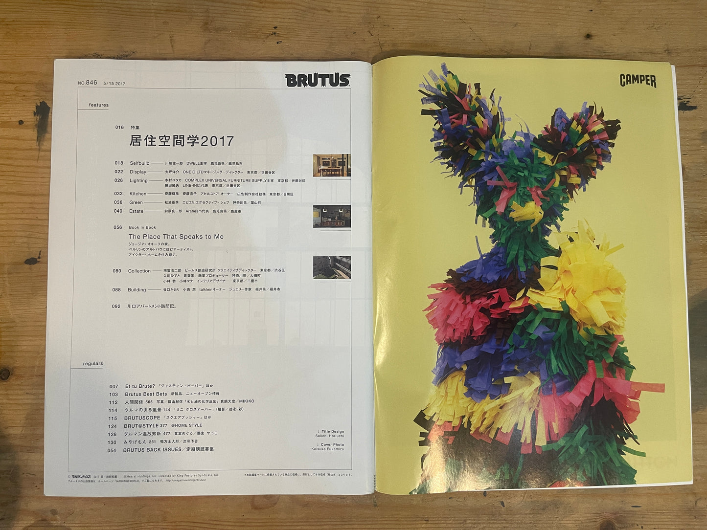 BRUTUS 2017/5/1 Issue No.846 Special Feature: Living Space Studies 2017: A room that holds memories. ｜Japanese Magazine