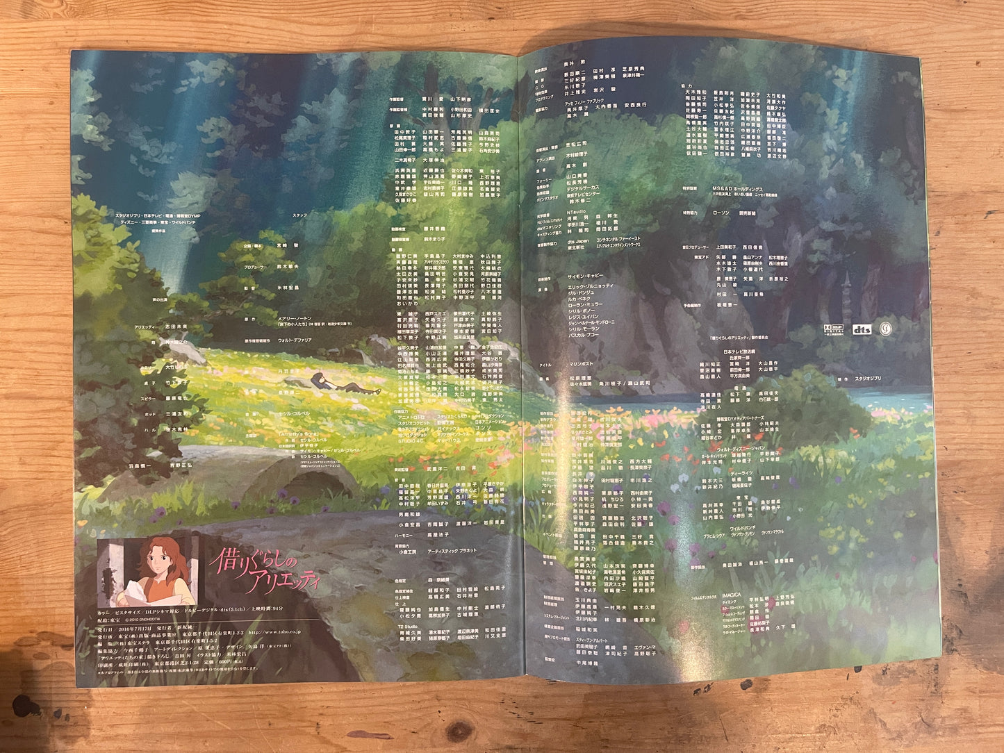 借りぐらしのアリエッティ 映画パンフレット 2010年7月17日発行｜The Secret World of Arrietty Movie Pamphlet, July 17, 2010