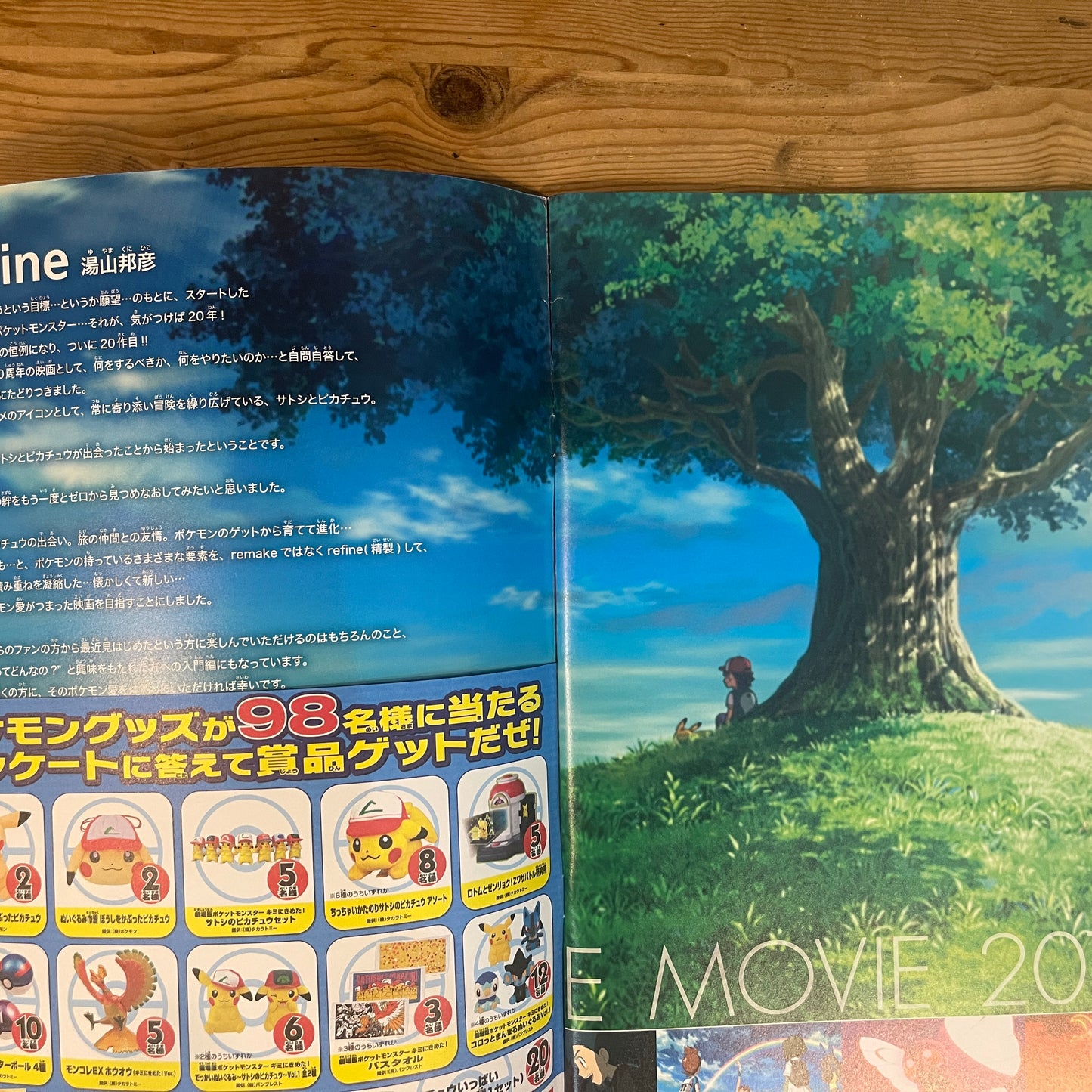 劇場版ポケットモンスター キミにきめた！ 公式パンフレット / Pokémon the Movie: I Choose You! Official Pamphlet