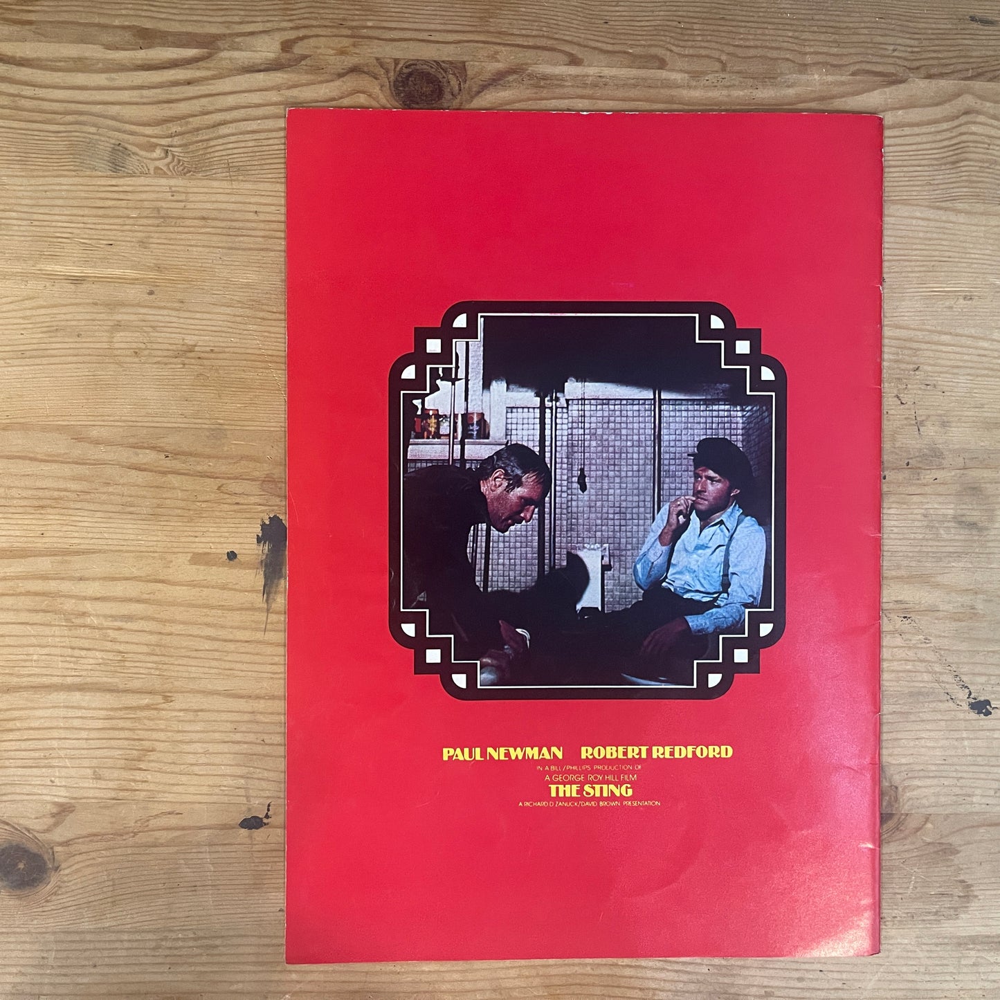 映画 スティング 公式パンフレット / The Sting Official Movie Pamphlet