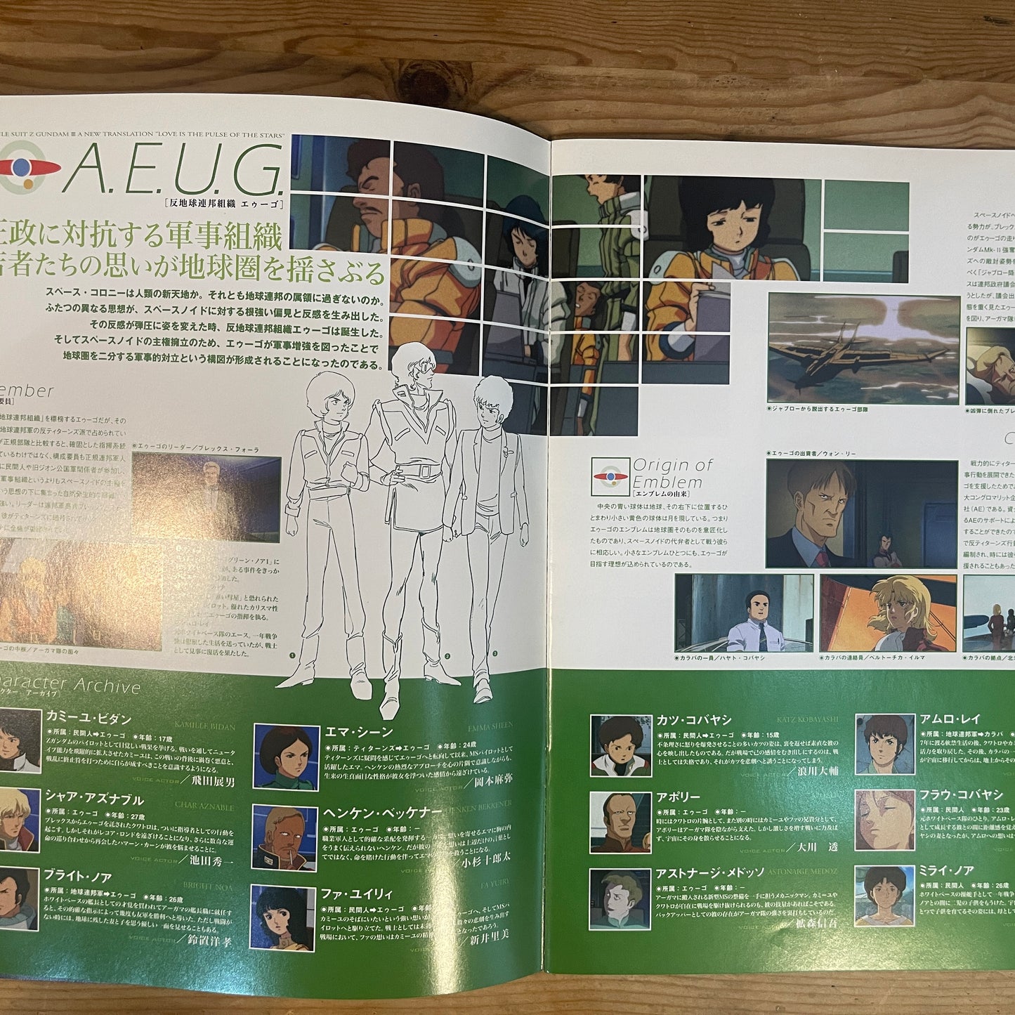 機動戦士ガンダムIII 星の鼓動は愛 公式パンフレット / Mobile Suit Gundam III Encounters in Space Official Pamphlet
