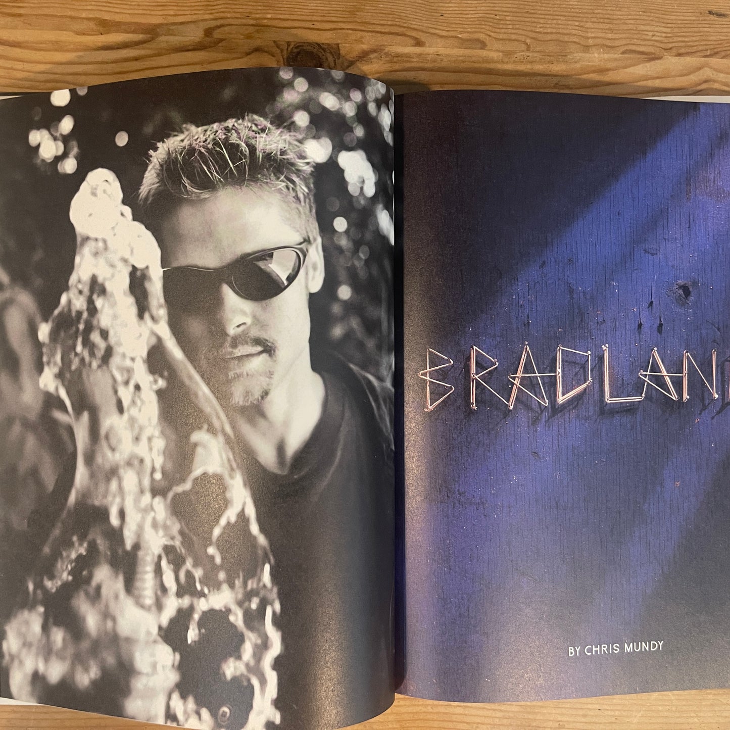Brad Pitt Photo Book by Mark Seliger | First Edition | Vintage 1998 Japan Release