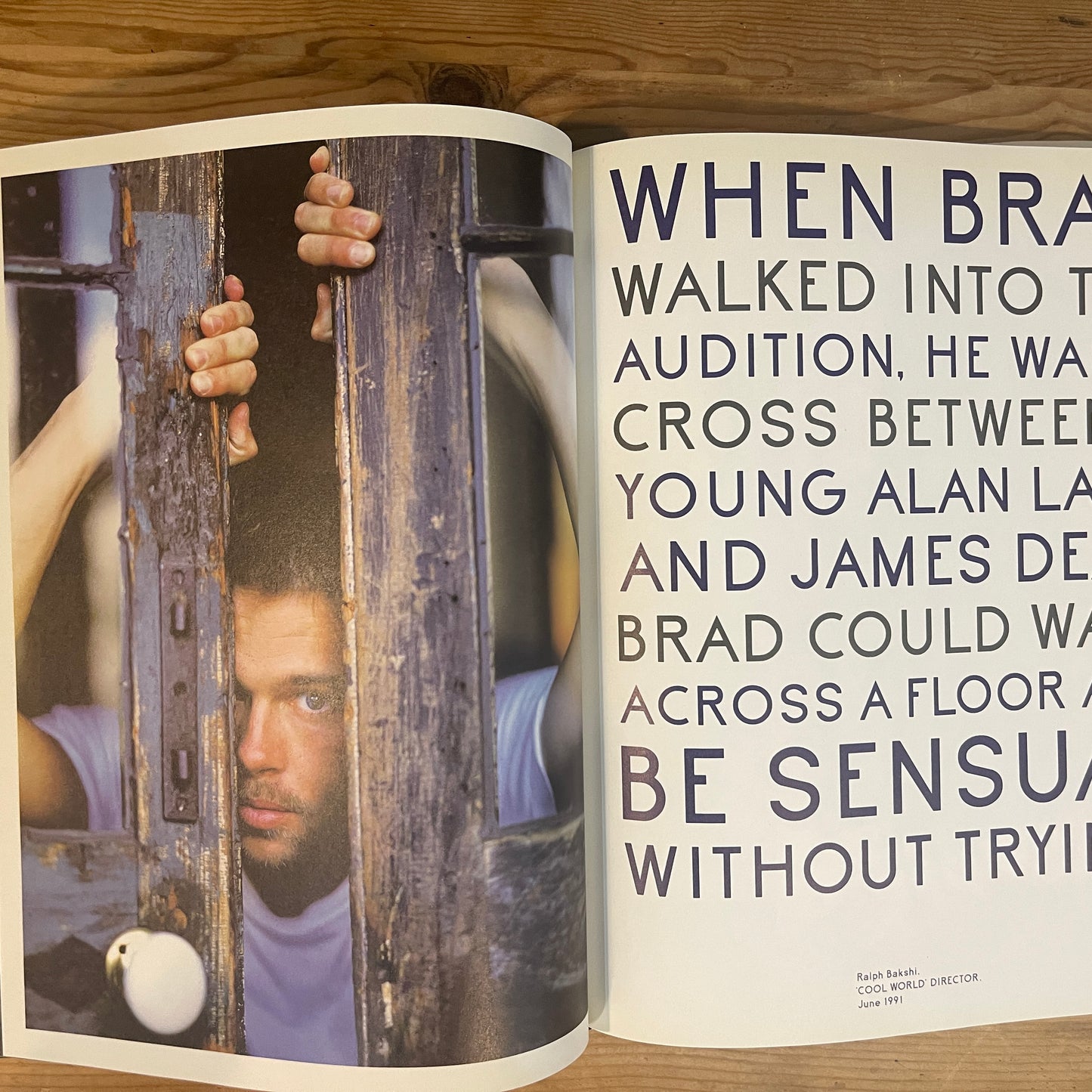 Brad Pitt Photo Book by Mark Seliger | First Edition | Vintage 1998 Japan Release
