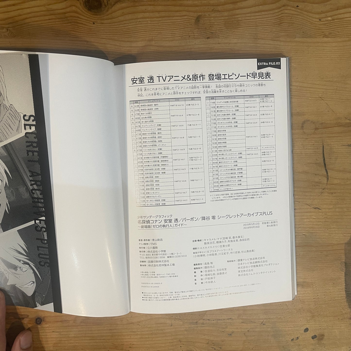 名探偵コナン 安室透 シークレットアーカイブスPLUS 劇場版「ゼロの執行人」ガイド / Detective Conan: Tooru Amuro Secret Archives PLUS Movie "Zero the Enforcer" Guide