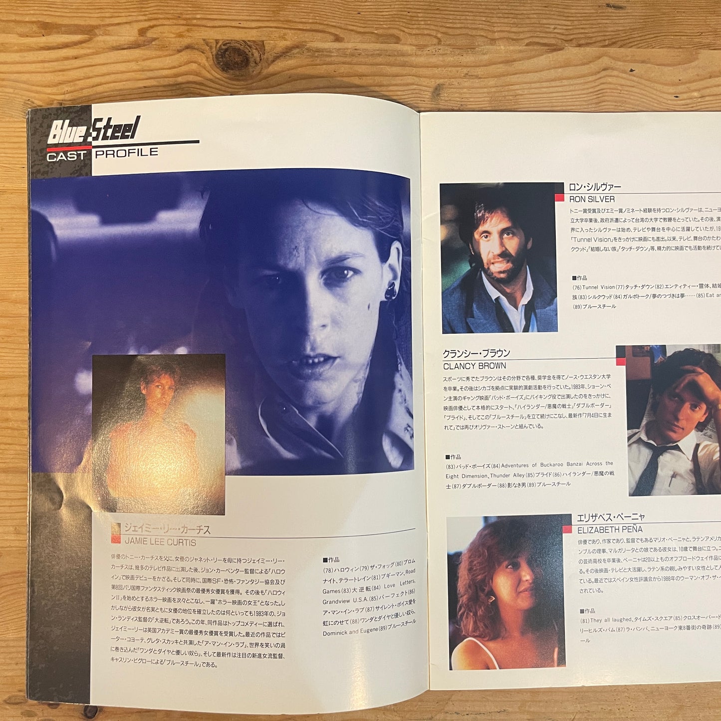 映画 ブルースチール パンフレット / Blue Steel Official Movie Pamphlet