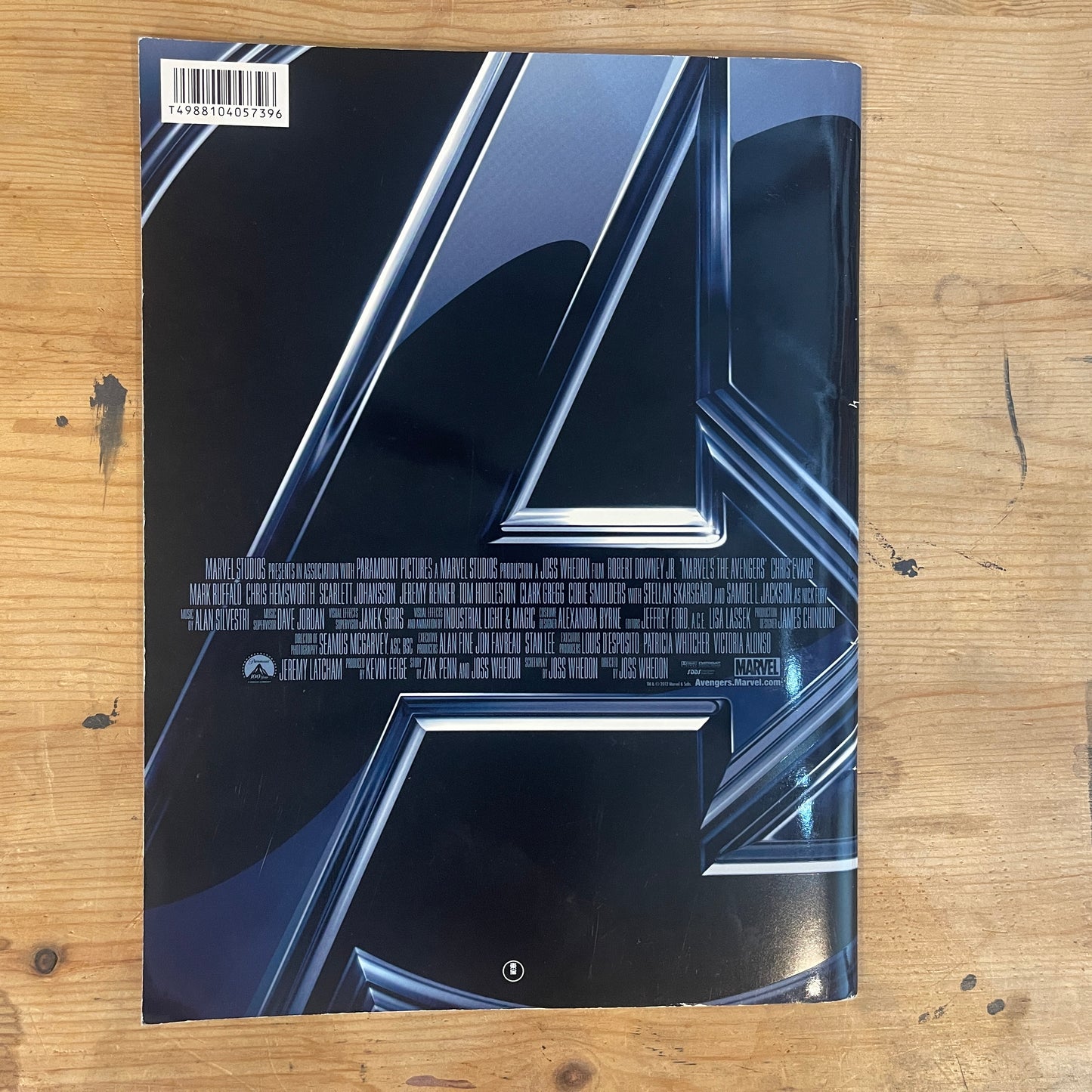 映画 AVENGERS パンフレット / The Avengers Movie Pamphlet