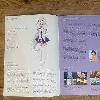Re:ゼロから始める異世界生活 Memory Snow OVA パンフレット / Re:ZERO -Starting Life in Another World- Memory Snow OVA Pamphlet