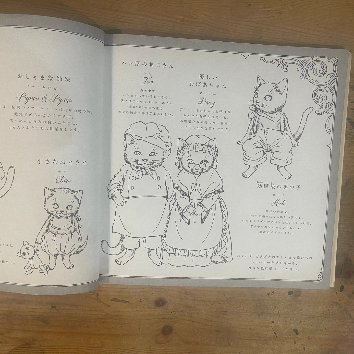 NelcoNeco の塗り絵BOOK 春夏秋冬 おしゃまな猫の物語 赤須千花 / NelcoNeco's Coloring Book: A Fanciful Cat's Tale of Four Seasons by Chika Akasu