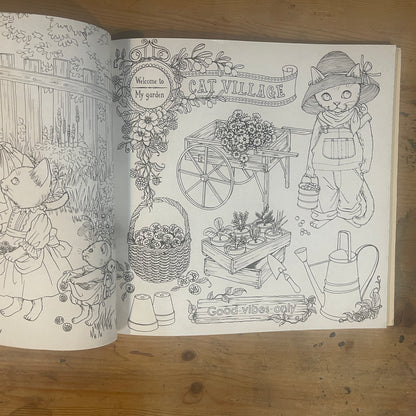 NelcoNeco の塗り絵BOOK 春夏秋冬 おしゃまな猫の物語 赤須千花 / NelcoNeco's Coloring Book: A Fanciful Cat's Tale of Four Seasons by Chika Akasu