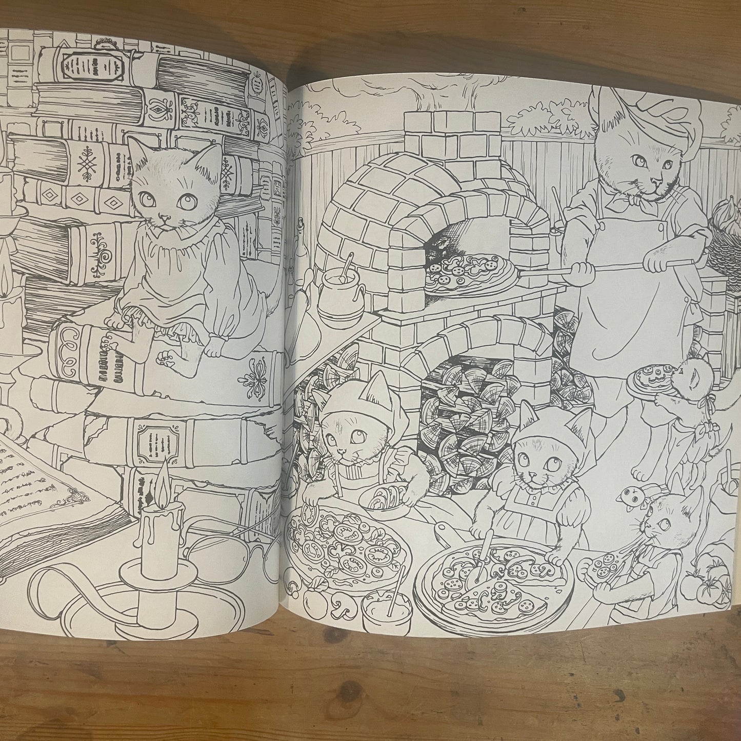 NelcoNeco の塗り絵BOOK 春夏秋冬 おしゃまな猫の物語 赤須千花 / NelcoNeco's Coloring Book: A Fanciful Cat's Tale of Four Seasons by Chika Akasu