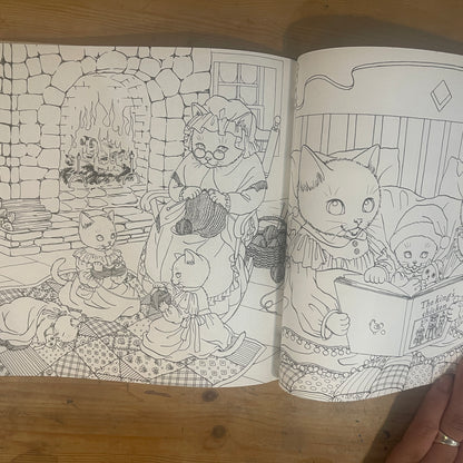 NelcoNeco の塗り絵BOOK 春夏秋冬 おしゃまな猫の物語 赤須千花 / NelcoNeco's Coloring Book: A Fanciful Cat's Tale of Four Seasons by Chika Akasu