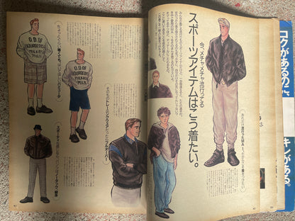 POPEYE（ポパイ）1987年4月1日号 No.243 – 東京・京阪神大征服ガイド｜Tokyo & Keihanshin Grand Conquest Guide スポーツブランドを着て街に、これ正解。 Wearing Sports Brands in the City – This is the Right Choice